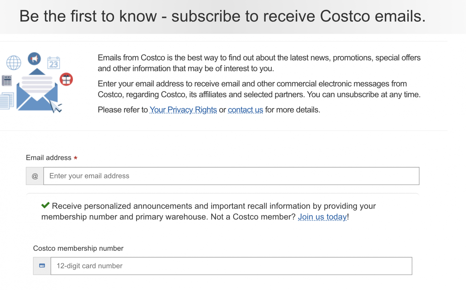 Costco exclusive deals and promo information