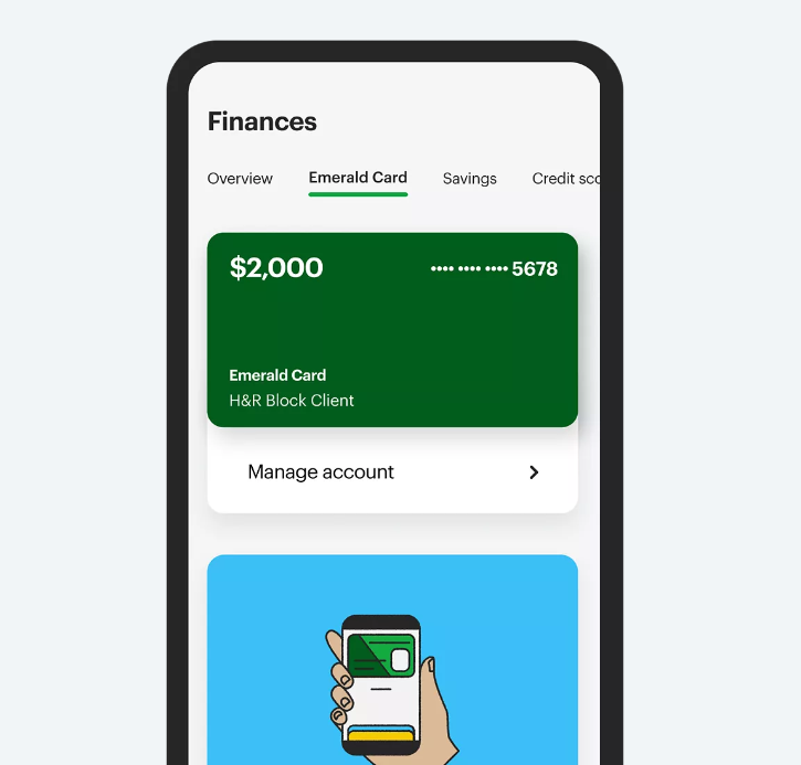 Manage your financial services with the H&R Block app, MyBlock.