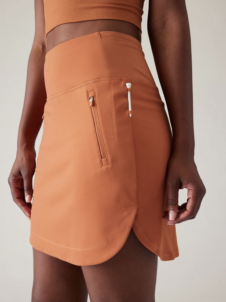 Orange Athleta Skirt