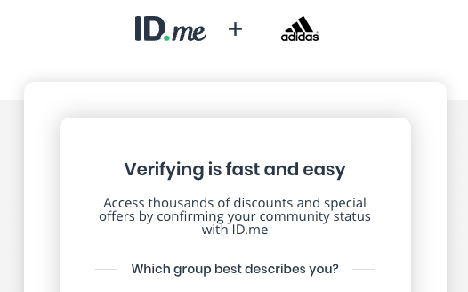 code for adidas