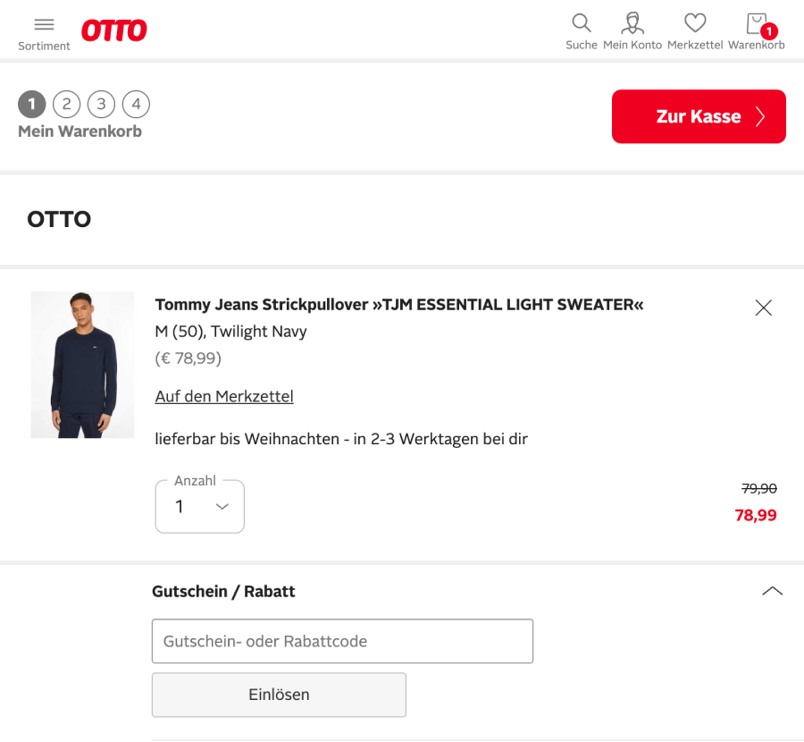 OTTO 10 Gutschein & Rabattcode → März 2023